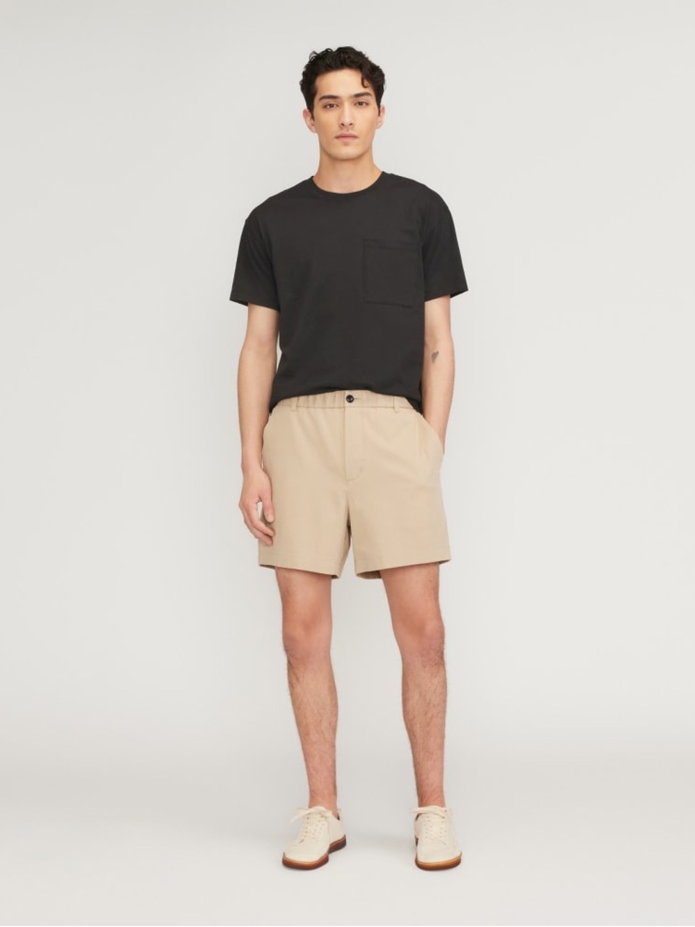 New Everlane THE PULL-ON PERFORMANCE CHINO SHORT  Trench Coat Khaki Size XXL